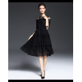 Elegante süße Prinzessin Black Lace Dress für Damen